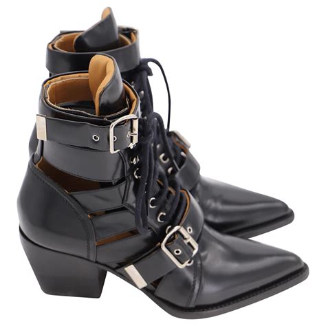 chloe rylee replica|Chloe Rylee Black Leather Cutout Ankle Boots .